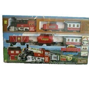 2003 Goldlok Train Set Battery Passenger Express Track Station Locomotive Sound